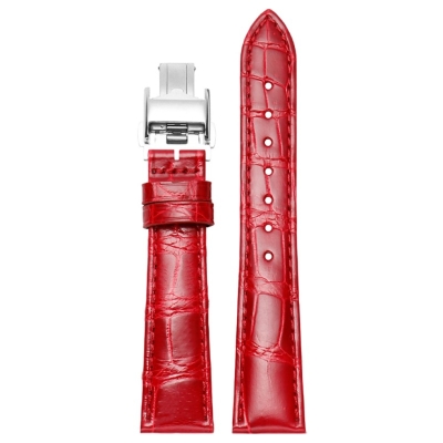 Alligator Watch Straps Alligator Watch Bands for Women - Red