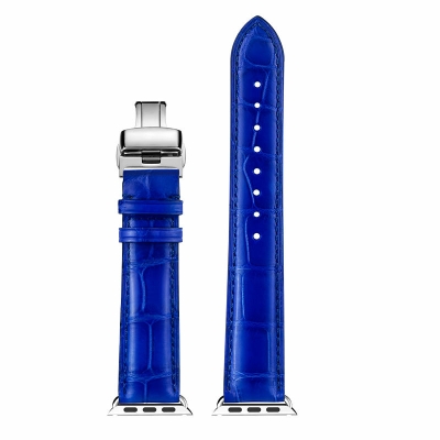 Apple Watch Alligator Bands - Blue