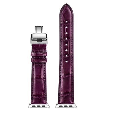 Apple Watch Alligator Bands - Purple