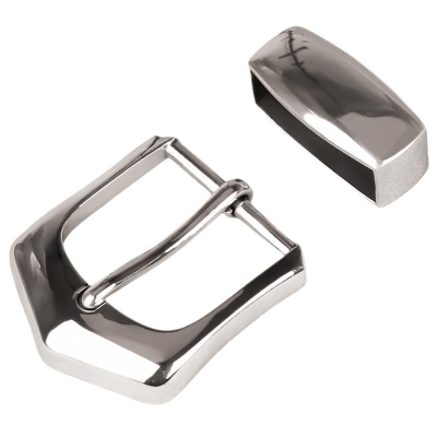 Sterling Silver Belt Buckle Set