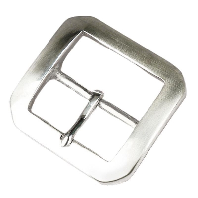 Sterling Silver Square Center Bar Buckle