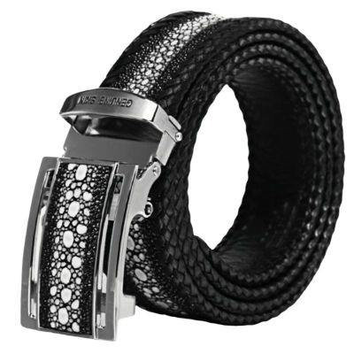 Handcrafted Stingray Leather Braid Belts for Men