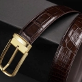 Mens Alligator Belts Work Business Dress Belts