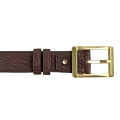 Casual Bison Leather Belts Heavy Duty Belts - Details