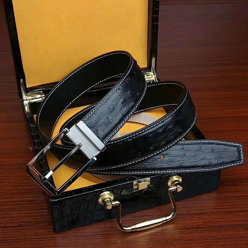 Smart Casual and Semi-Formal Ostrich Leather Belt