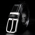 Genuine Alligator Leather Dress Belt for Men